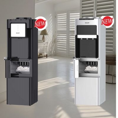 Dispensatore d'acqua in piedi ad alta capacità con macchinario per ghiaccio a sfere e pezzetti personalizzabile