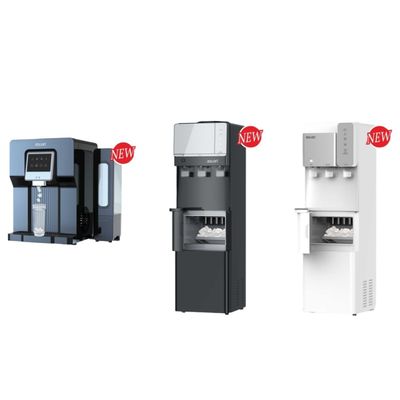 Dispensatore d'acqua a carico inferiore personalizzabile con opzioni di raffreddamento a compressione a freddo caldo